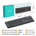 Wired USB Office Membrane Keyboard